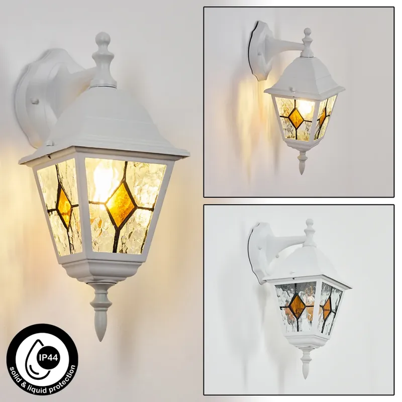 Naofe Wandlamp voor buiten, Wandlamp Wit, 1-licht Shop Nu
