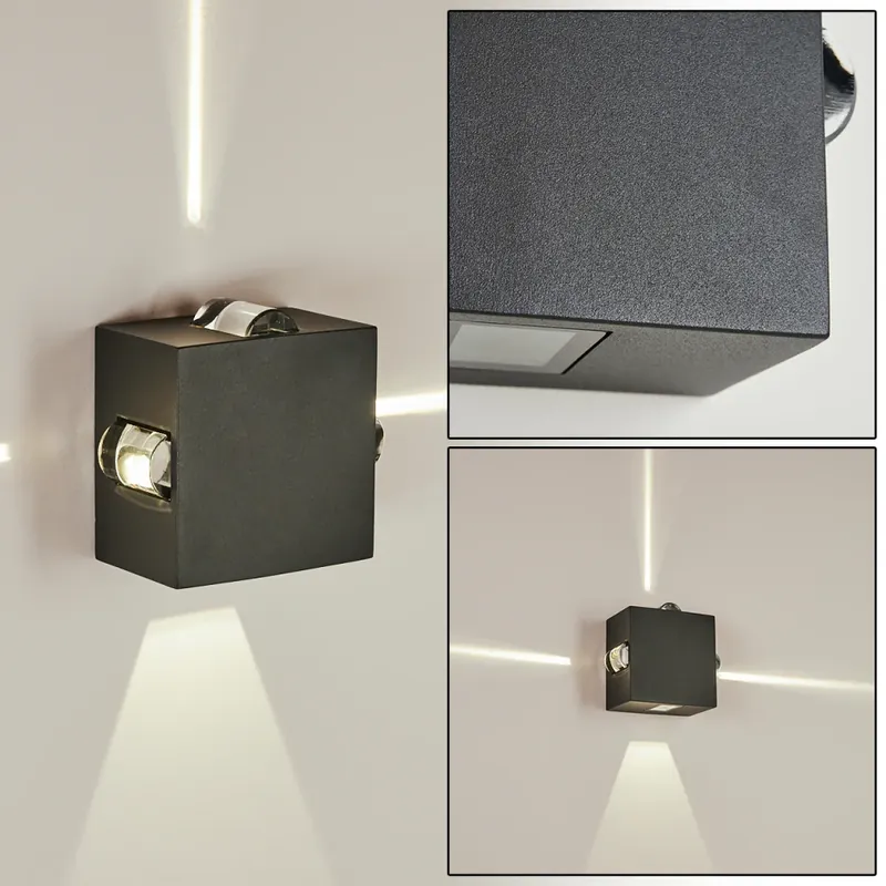 Bedou Buiten muurverlichting LED Antraciet, 1-licht Favoriet