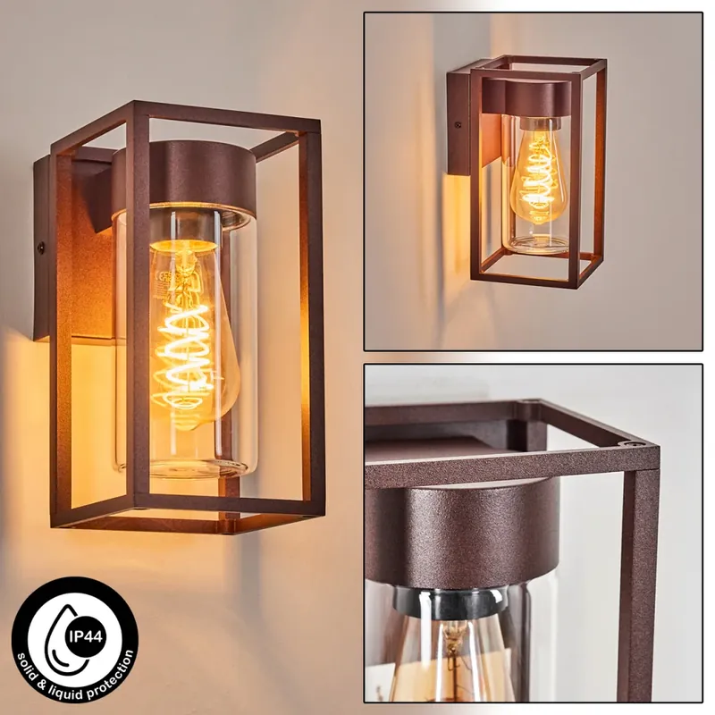 Doninhas Wandlamp voor buiten Roest, 1-licht Professioneel