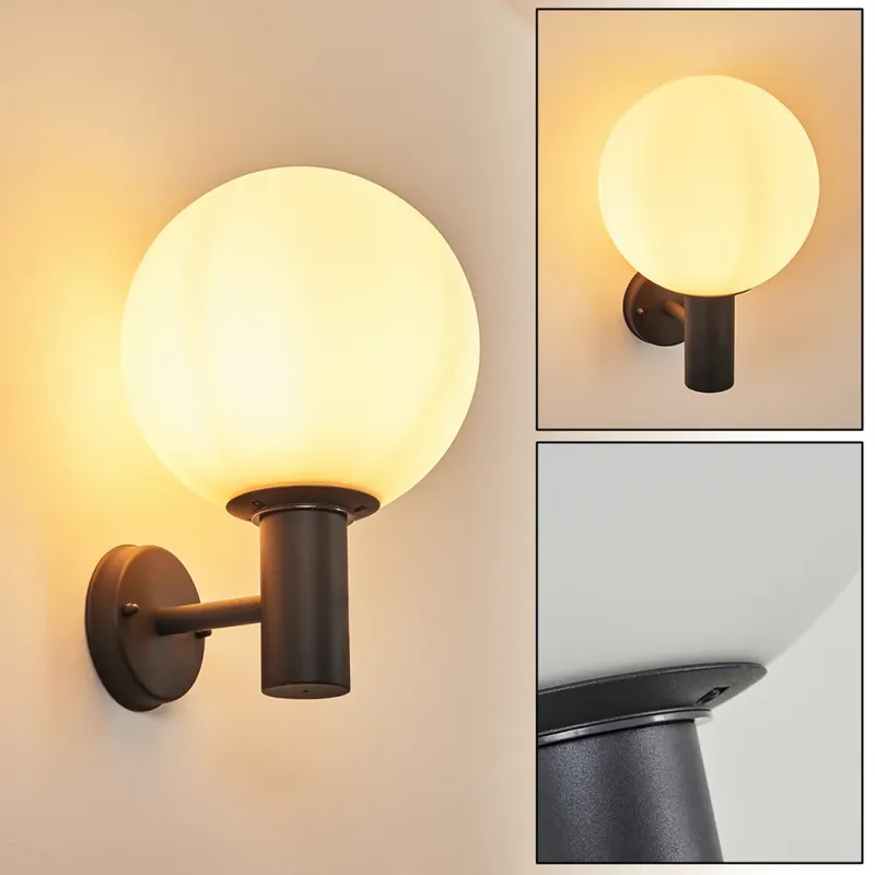 Bubodefo Buiten muurverlichting Antraciet, 1-licht Modern