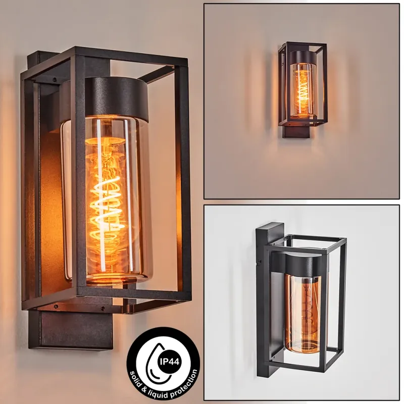 Boucinho Wandlamp voor buiten Zwart, 1-licht Voordeelprijs