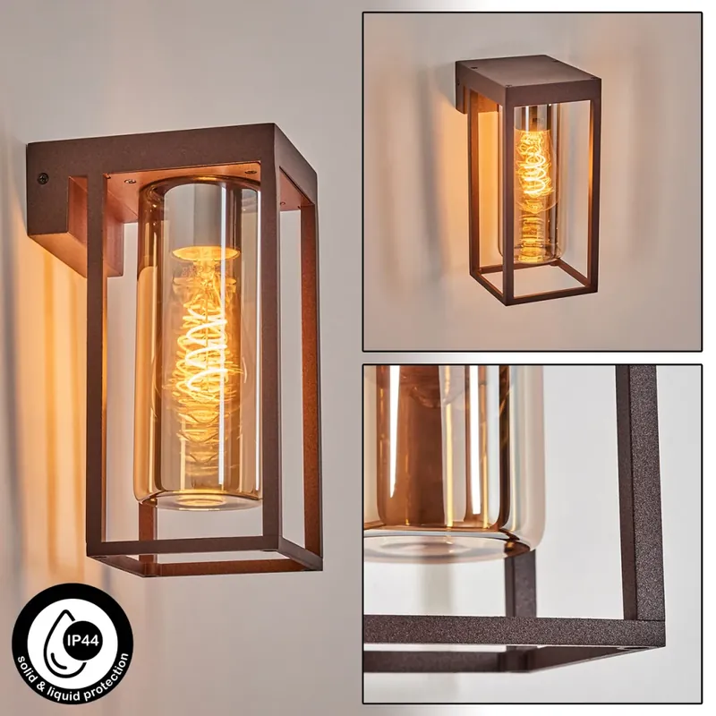Lagarelhos Wandlamp voor buiten Roest, 1-licht Fabrieksprijs