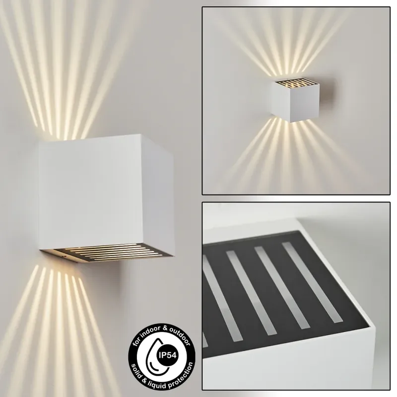Populair Barrero Buiten muurverlichting LED Wit, 1-licht
