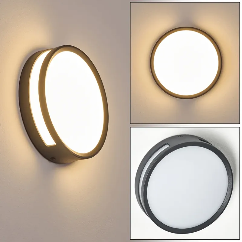 Weekendaanbieding Chiavari Buiten muurverlichting LED Antraciet, 1-licht