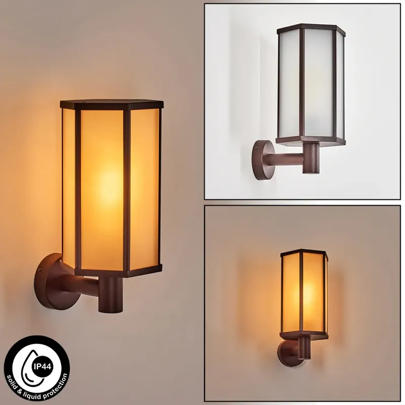 Bestel Nu Monfanim Wandlamp voor buiten Roest, 1-licht