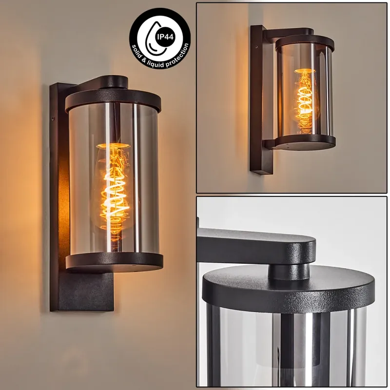 Telhada Buitenlicht, Wandlamp voor buiten Zwart, 1-licht Nieuwe Collectie