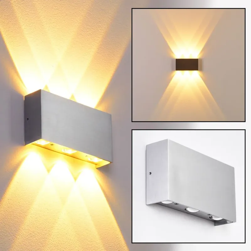 Groothandel Lente Muurlamp LED Aluminium, 6-lichts