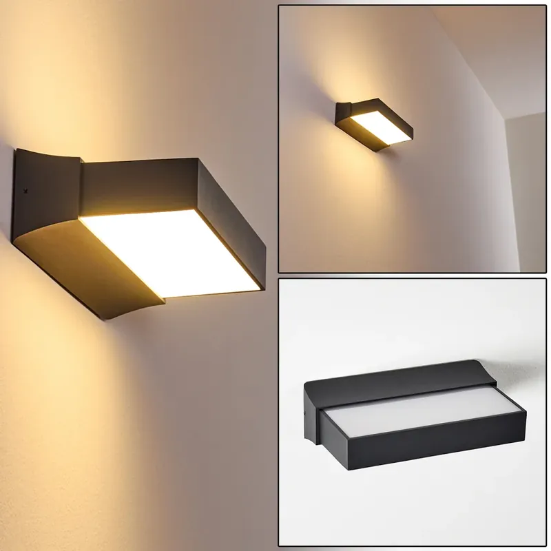 Bestel Nu Hjortspring Buiten muurverlichting LED Antraciet, 1-licht