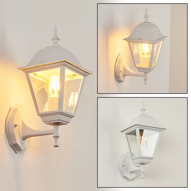 Naofe Buiten muurverlichting Wit, 1-licht Koopje