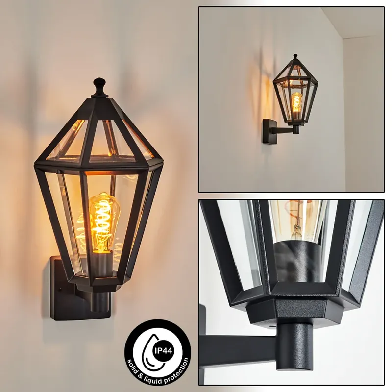 Falfosa Wandlamp voor buiten Zwart, 1-licht Direct Beschikbaar
