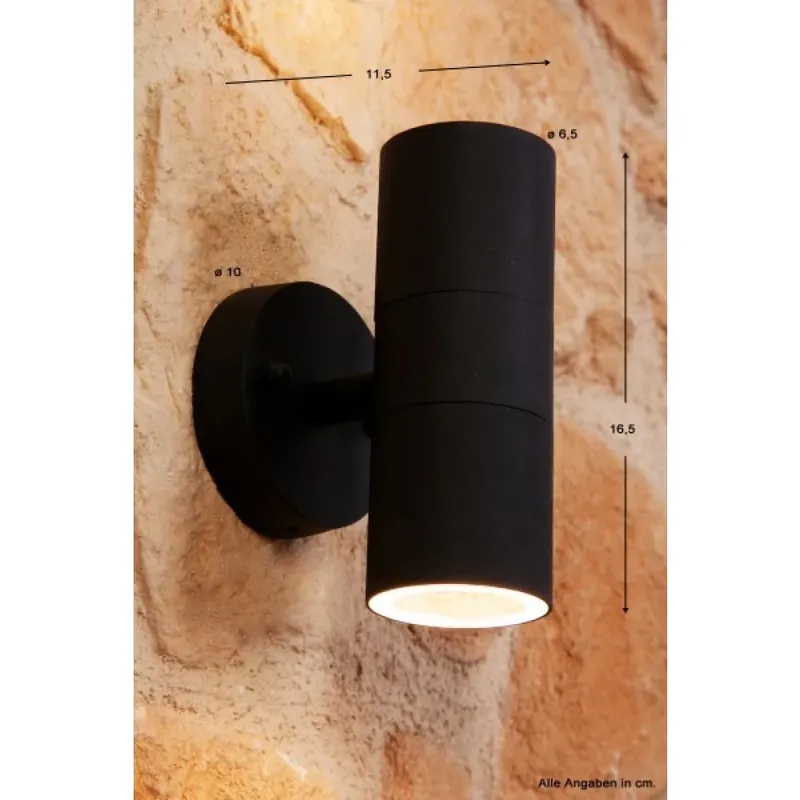 Veilige Betaling Konstsmide MODENA Buiten muurverlichting Zwart, 2-lichts