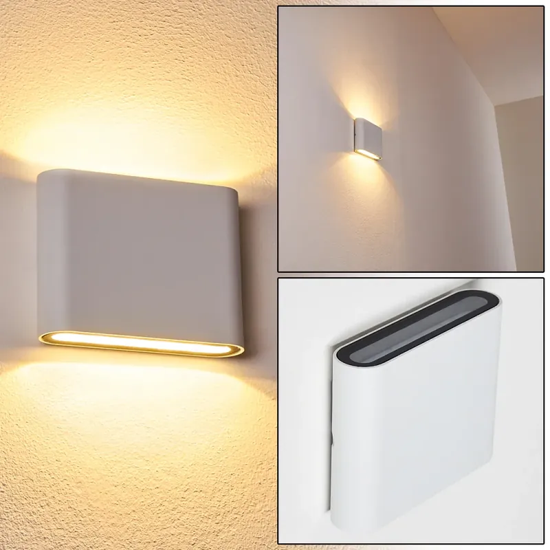 Tinglev Muurlamp LED Wit, 2-lichts Koopje