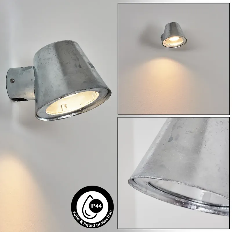 Cook Buiten muurverlichting roestvrij staal, Gegalvaniseerd, 1-licht Weekendaanbieding