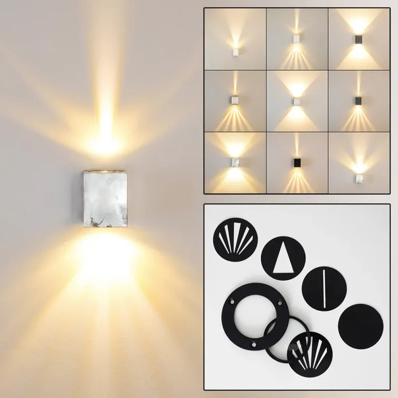 Tijdelijk Beschikbaar Orsa Buiten muurverlichting LED Gegalvaniseerd, 2-lichts