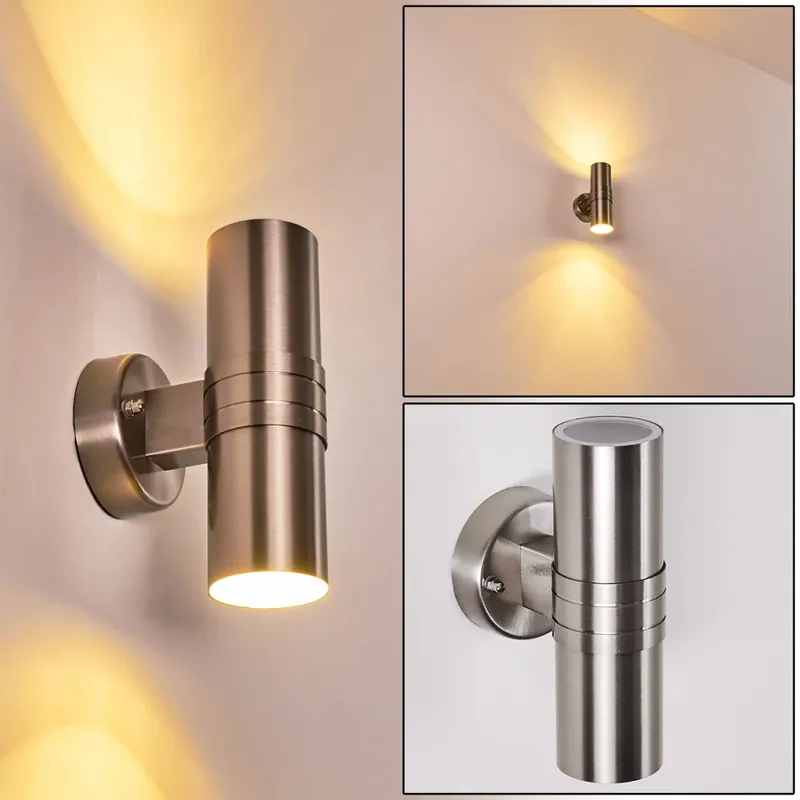 Bulkbestelling Satava Buiten muurverlichting LED Chroom, 1-licht