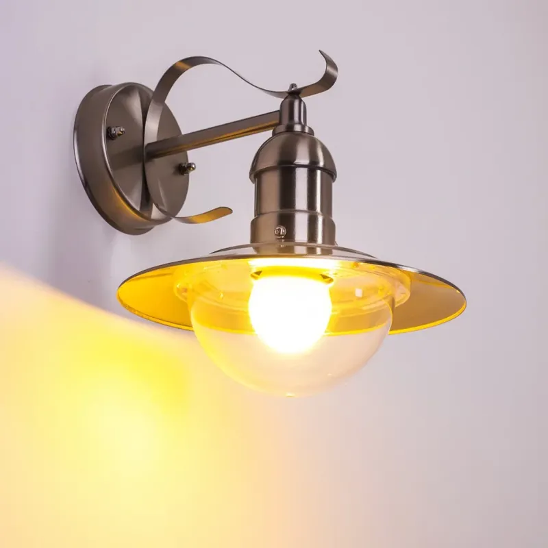 Actieprijs Broni Buiten muurverlichting roestvrij staal, 1-licht