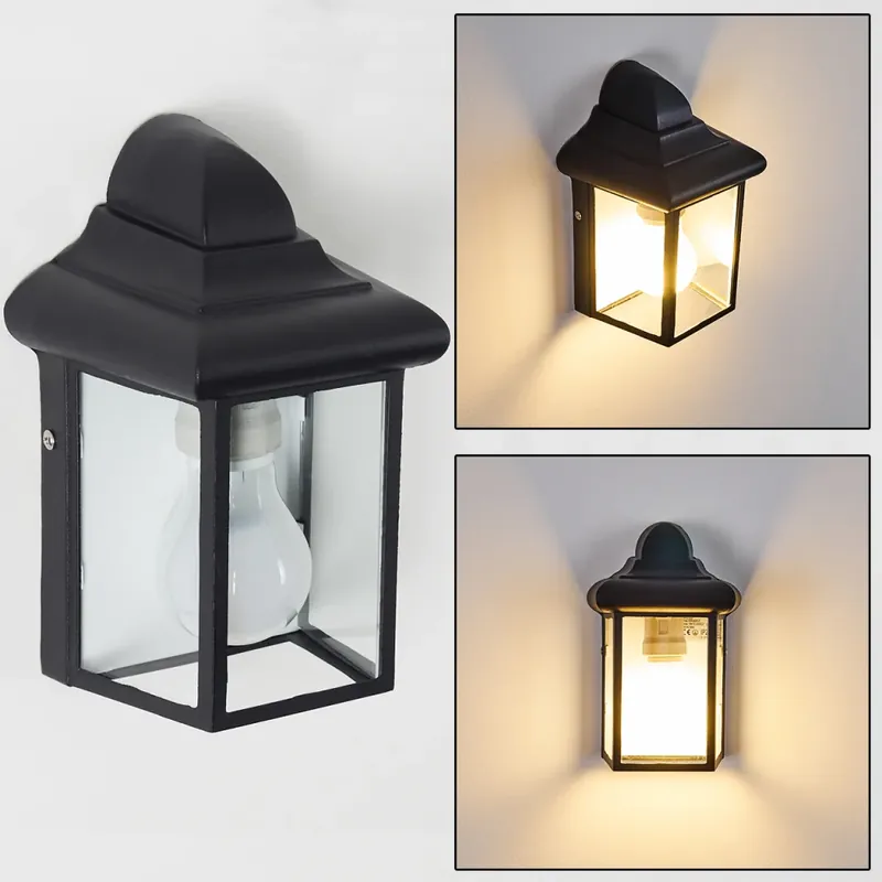 Murto Buiten muurverlichting Zwart, 1-licht Laatste Kans