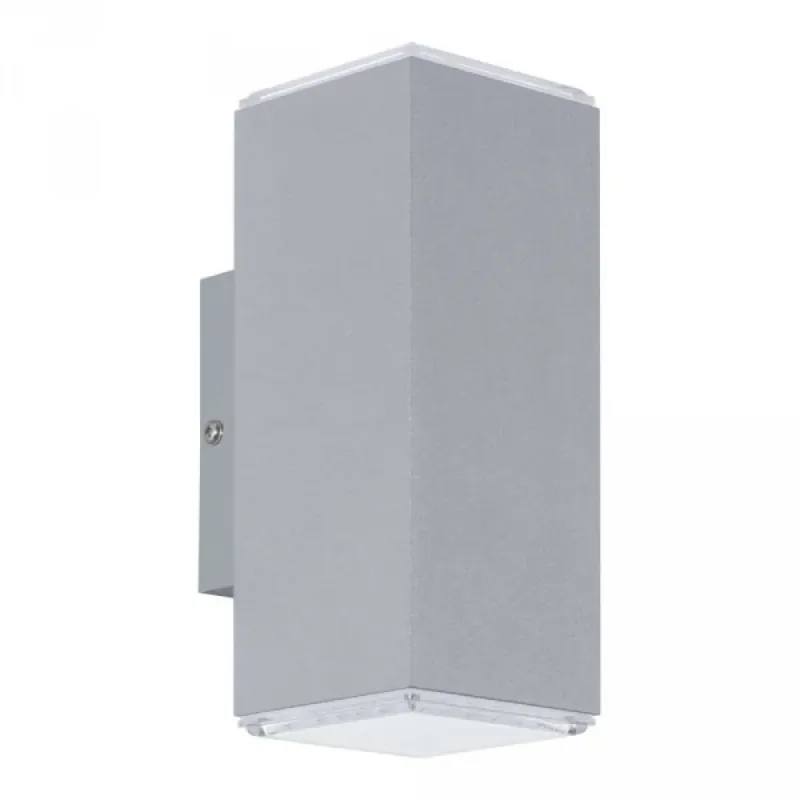 Eglo TABO Buitenmuur verlichting LED Zilver, 2-lichts Bestel Nu
