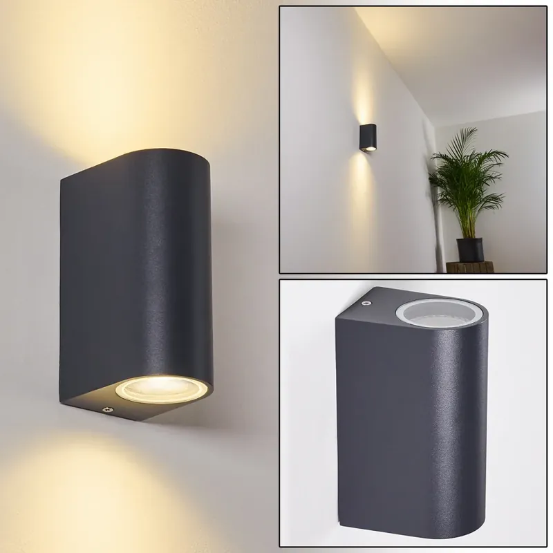 Alleen Vandaag Kingstown Muurlamp LED Antraciet, 1-licht