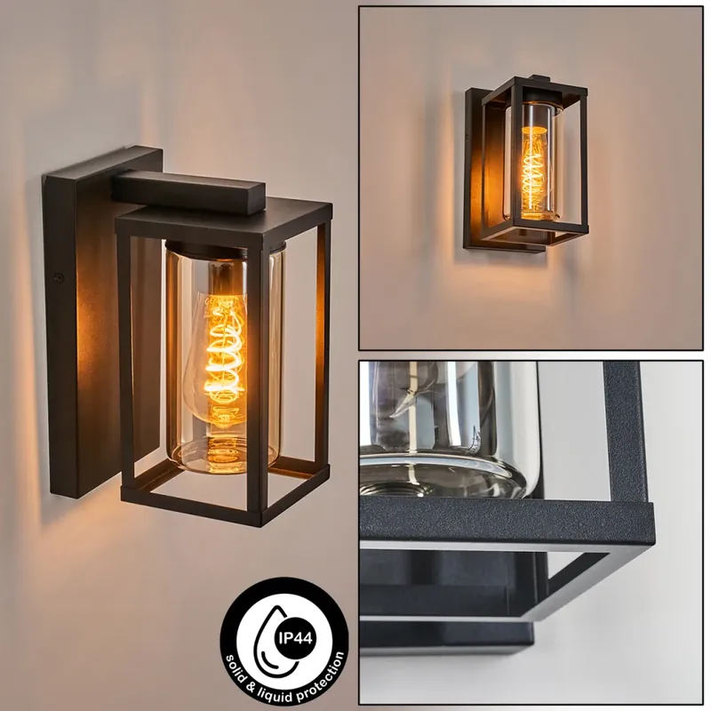 Goedkoop Portalis Wandlamp voor buiten Zwart, 1-licht