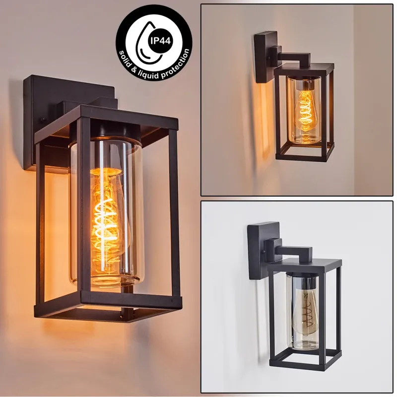 Beste Prijs Avete Wandlamp voor buiten Zwart, 1-licht