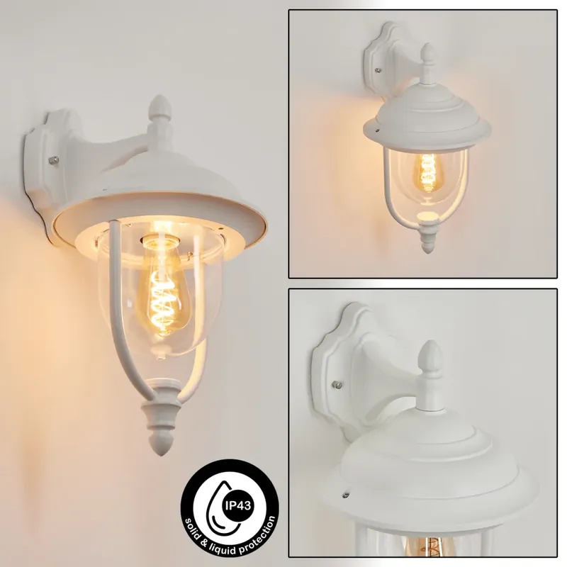 Premium Tingha Buiten muurverlichting Wit, 1-licht