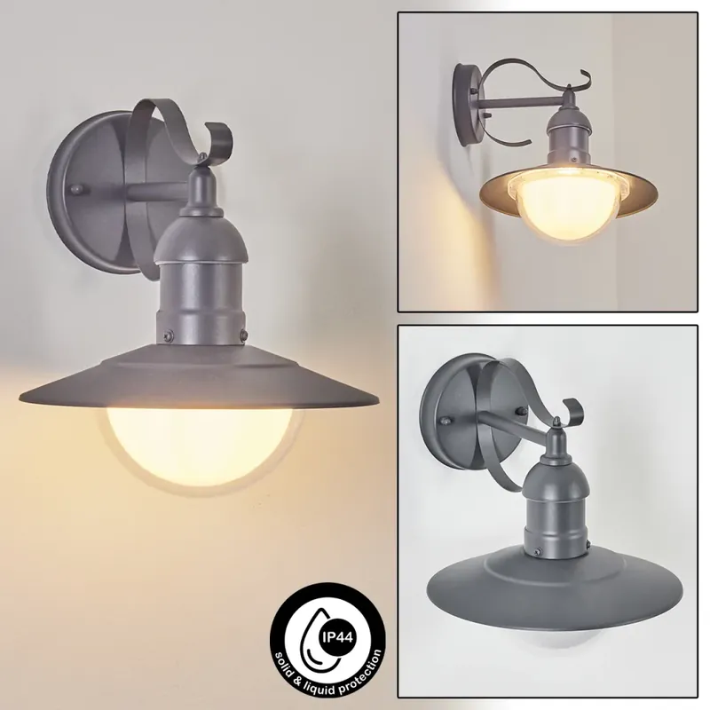 Broni Buiten muurverlichting Antraciet, 1-licht Uitverkoop