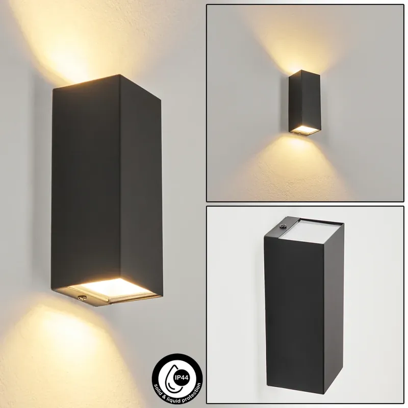 Bogachie Buiten muurverlichting LED Zwart, 1-licht Flitsaanbieding