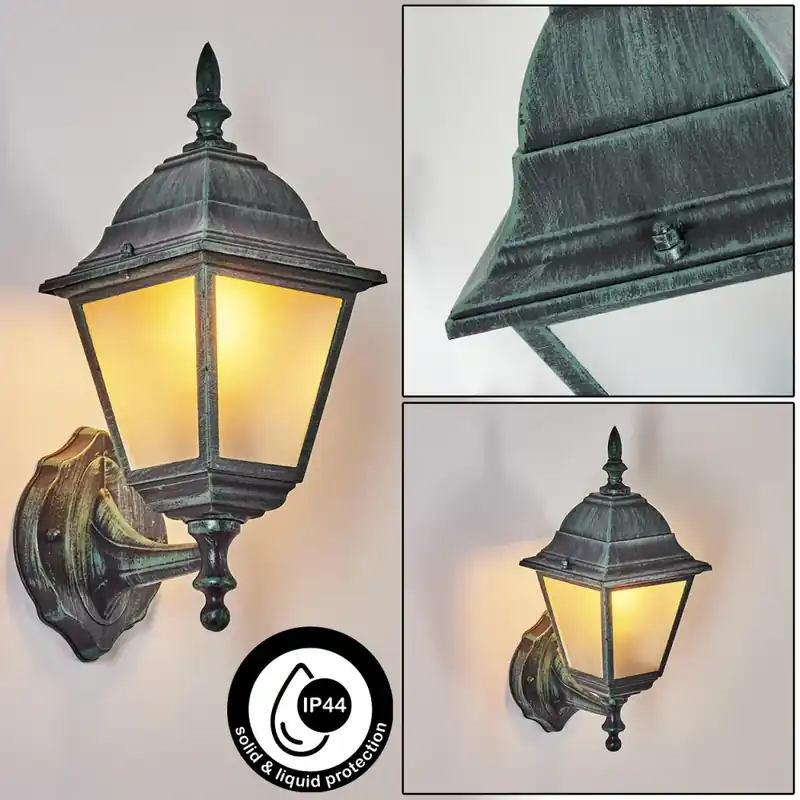 Naofe Buiten muurverlichting Groen, Zwart, 1-licht Origineel
