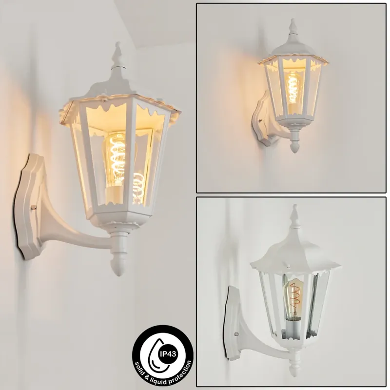 Pamputa Buiten muurverlichting Wit, 1-licht Modern