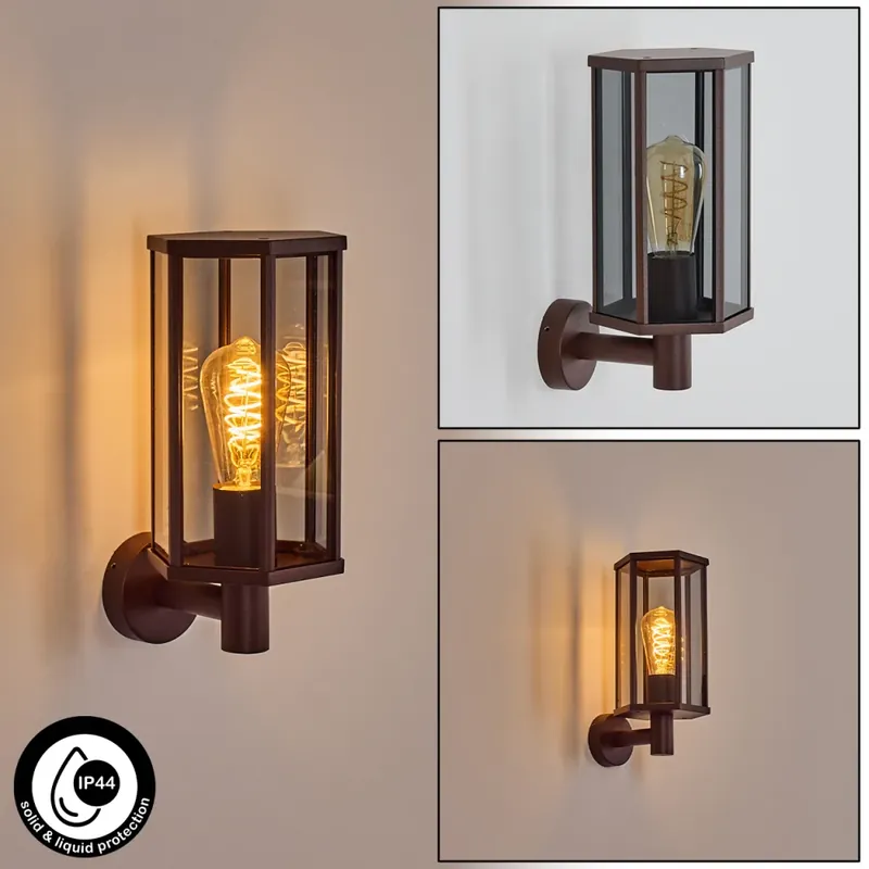 Alleen Vandaag Monfanim Wandlamp voor buiten Roest, 1-licht
