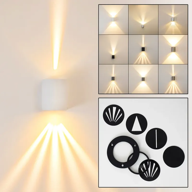 Außenwandleuchte Wandlamp LED Wit, 2-lichts Gereduceerde Prijs