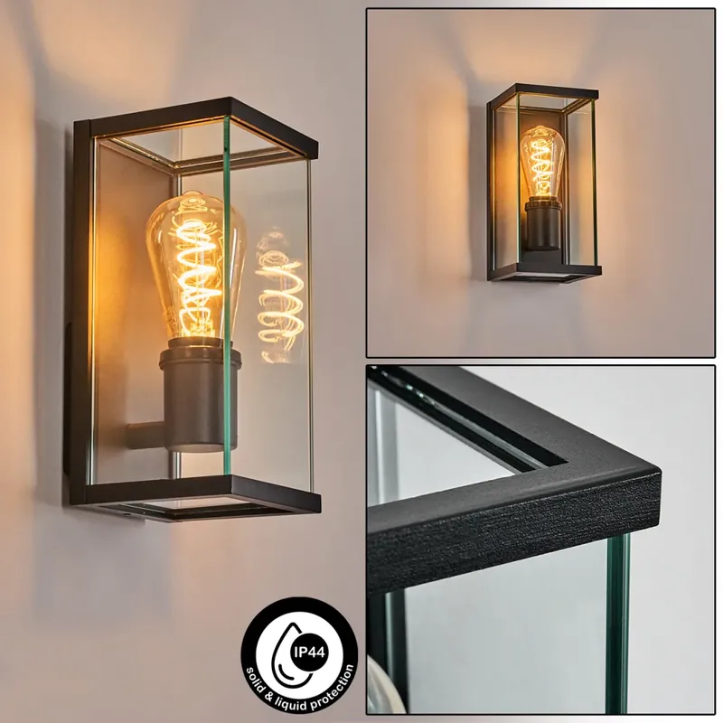 Koopje Sangbana Wandlamp voor buiten Zwart, 1-licht
