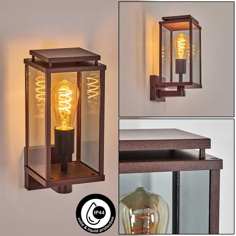 Cadafaes Wandlamp voor buiten Roest, 1-licht Budget