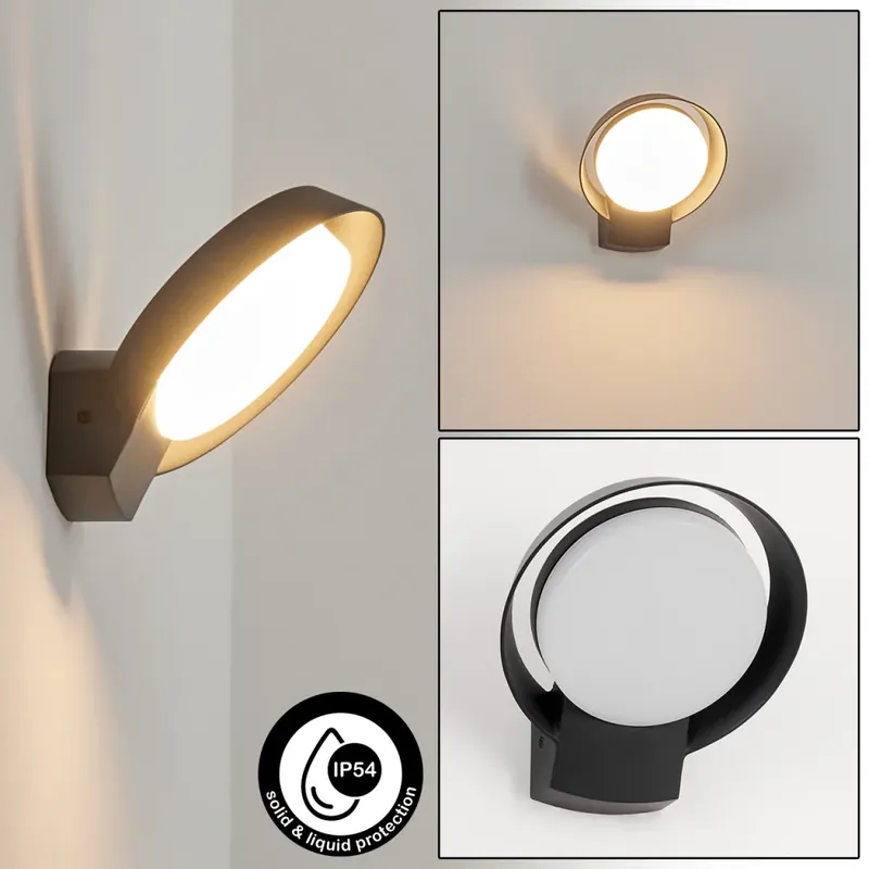 Fabrieksprijs Kelo Buiten muurverlichting LED Antraciet, 1-licht