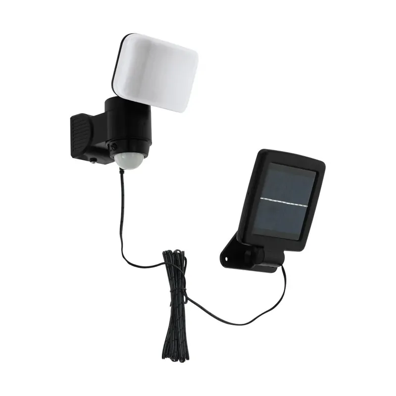 Betrouwbaar EGLO CASABAS Wandlamp LED Zwart, 1-licht, Bewegingsmelder