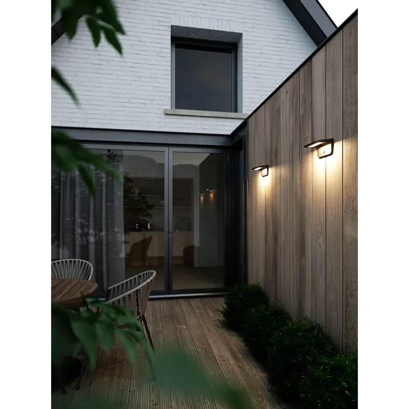 Betaalbaar Nordlux AGENA Solarlamp LED Zwart, 1-licht