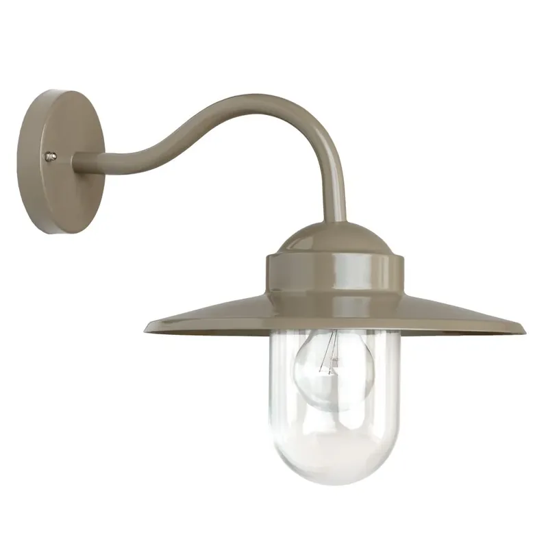 KS Verlichting Dolce Muurlamp Taupe, 1-licht Laatste Versie