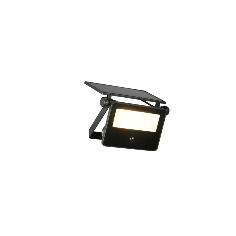 Koop Online Reality Moura Wandlamp LED Zwart, 1-licht, Bewegingsmelder