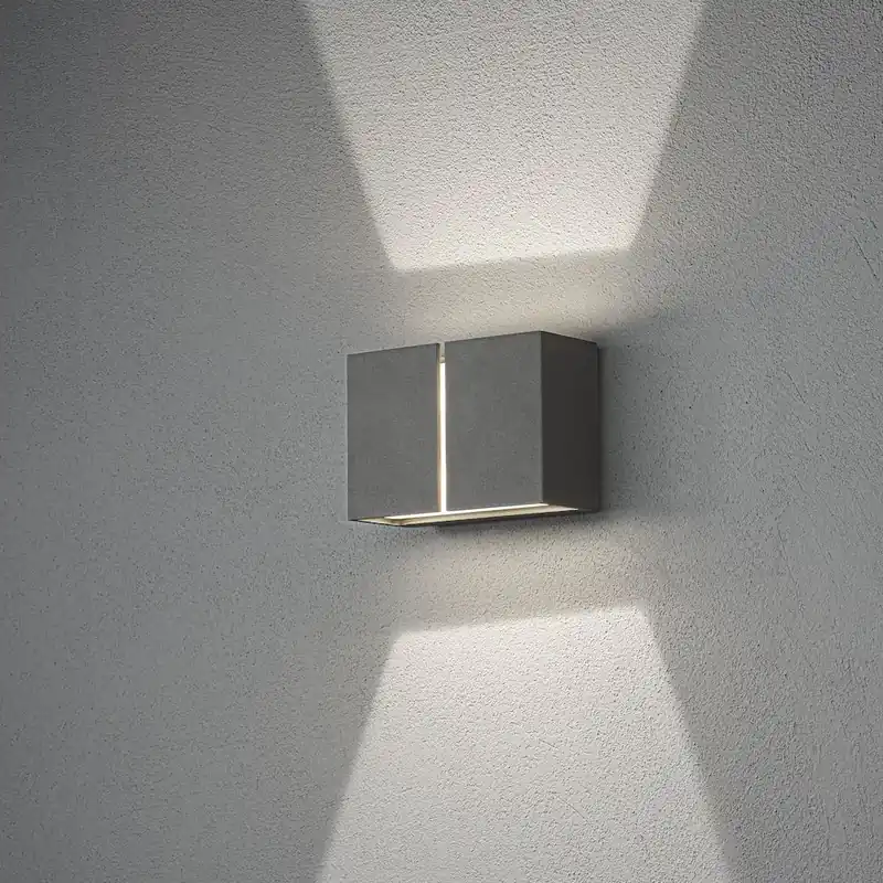 Konstsmide Pavia Buiten muurverlichting LED Antraciet, 4-lichts Professioneel