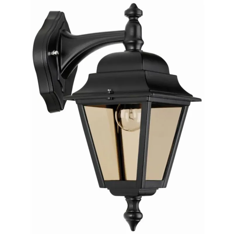 Gratis Verzending LCD Lennestadt Buiten muurverlichting Zwart, 1-licht