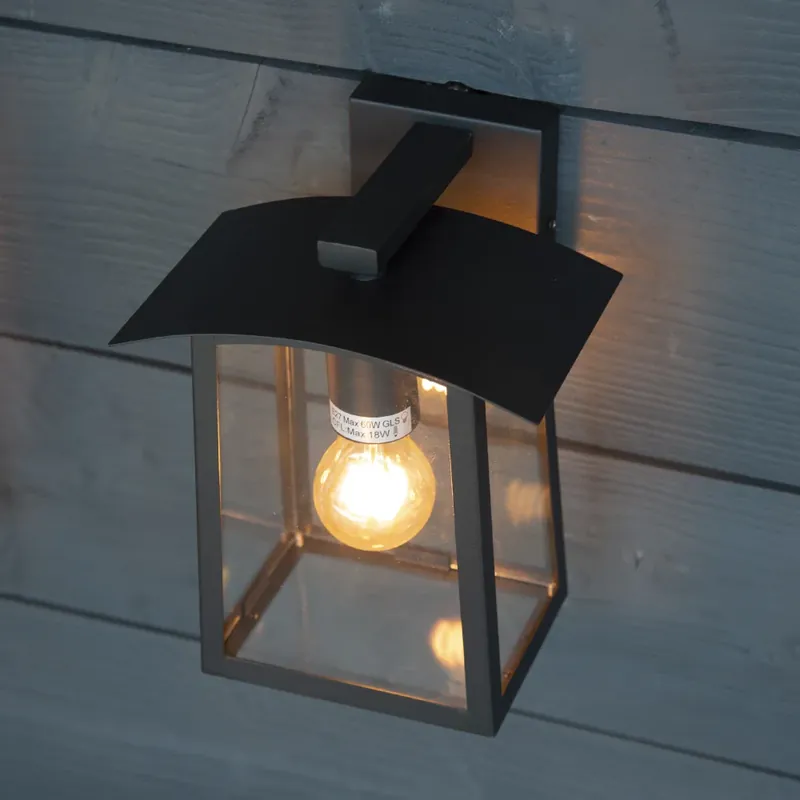 KS Verlichting Motto Buiten muurverlichting Zwart, 1-licht Bestseller