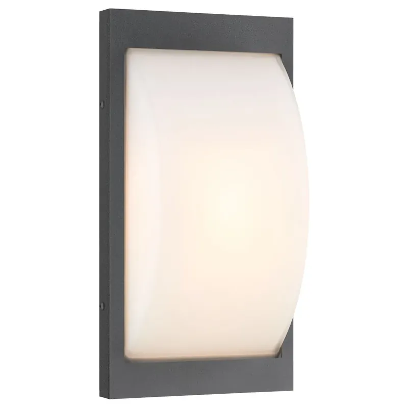 LCD Emden Buiten muurverlichting Zwart, 1-licht Nieuwe Collectie