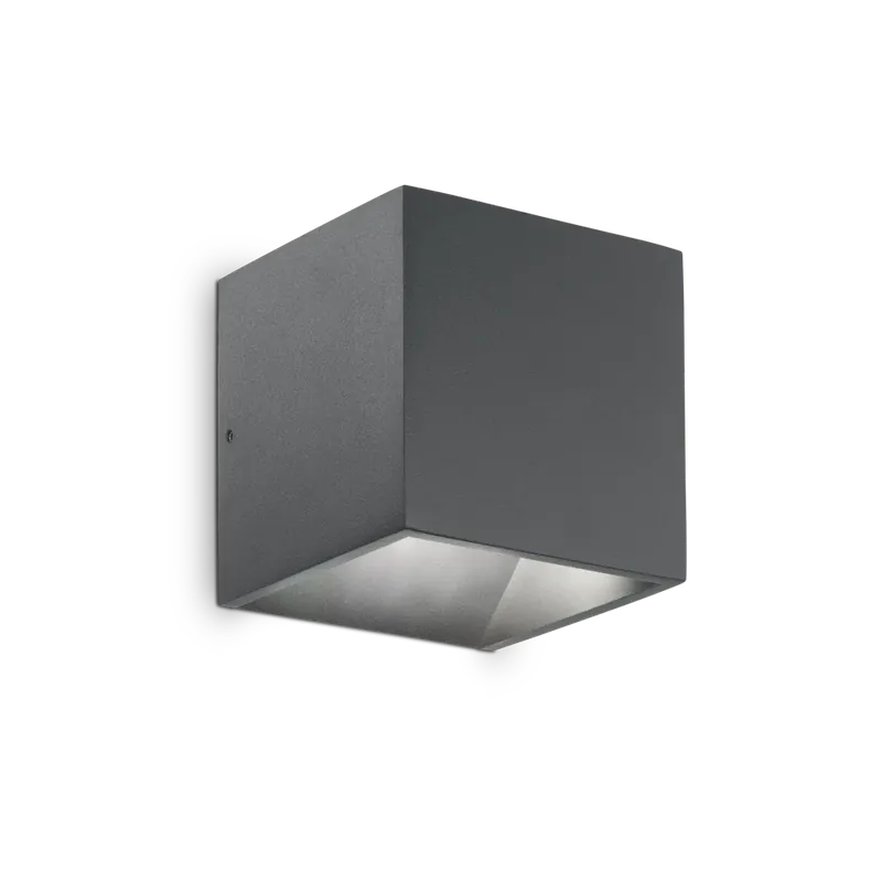 Fabrieksprijs Ideallux RUBIK Buiten muurverlichting LED Antraciet, 1-licht