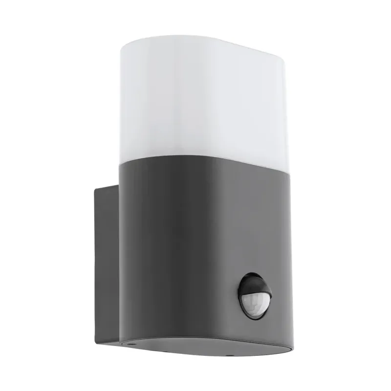 Budget Eglo FAVRIA Buiten muurverlichting LED Antraciet, 1-licht, Bewegingsmelder
