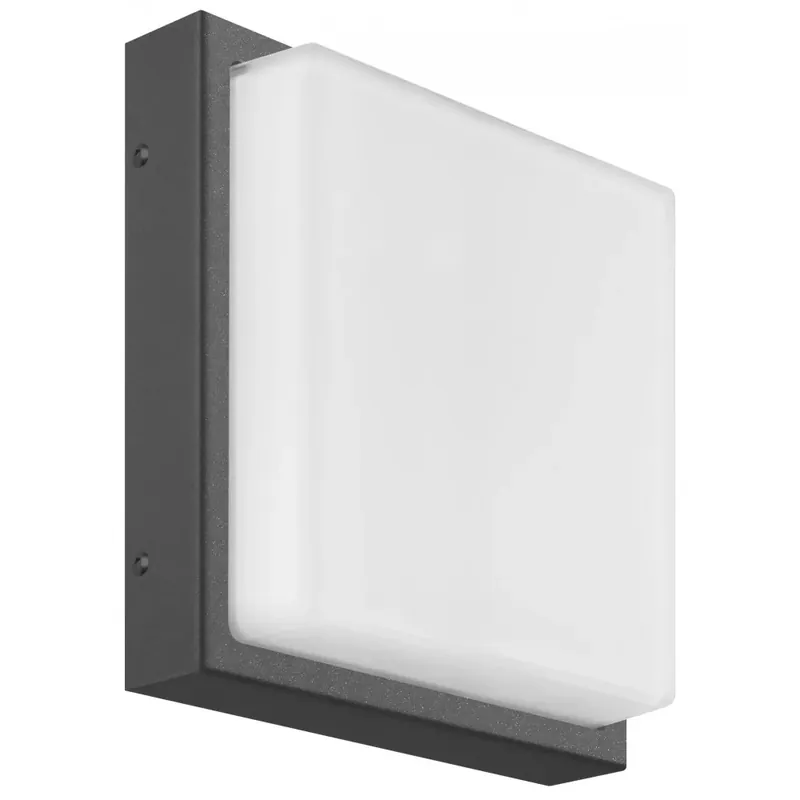 LCD Buiten muurverlichting LED Grijs, 1-licht, Bewegingsmelder Nu Kopen
