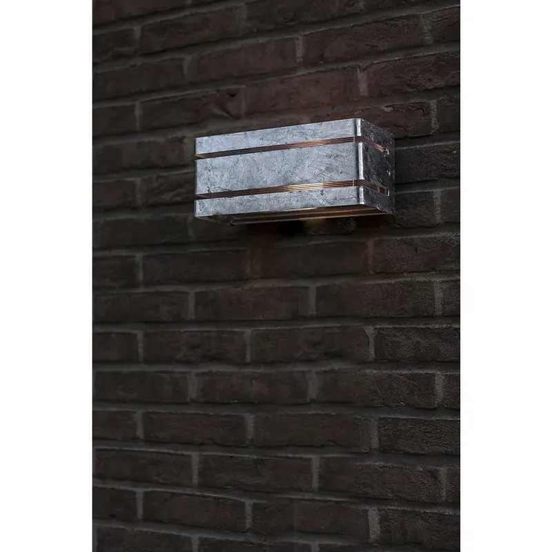 Lutec VIDAR Buiten muurverlichting Gegalvaniseerd, 1-licht Luxe