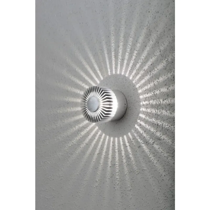 Konstsmide MONZA Buiten muurverlichting LED Aluminium, 1-licht Gereduceerde Prijs