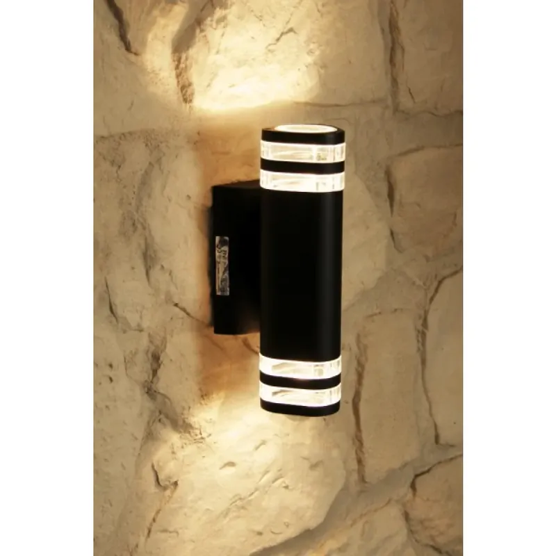 Konstsmide MODENA Buiten muurverlichting Zwart, 2-lichts Meest Verkocht