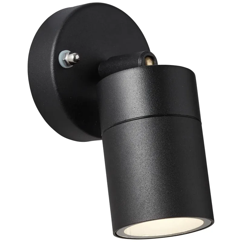 Exclusief Brillliant Traver Buiten muurverlichting Zwart, 1-licht